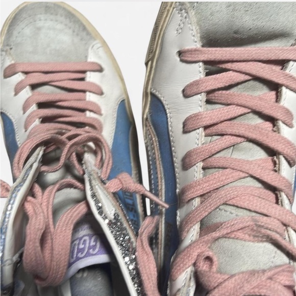 high top golden goose. worn like one time - Picture 1 of 3